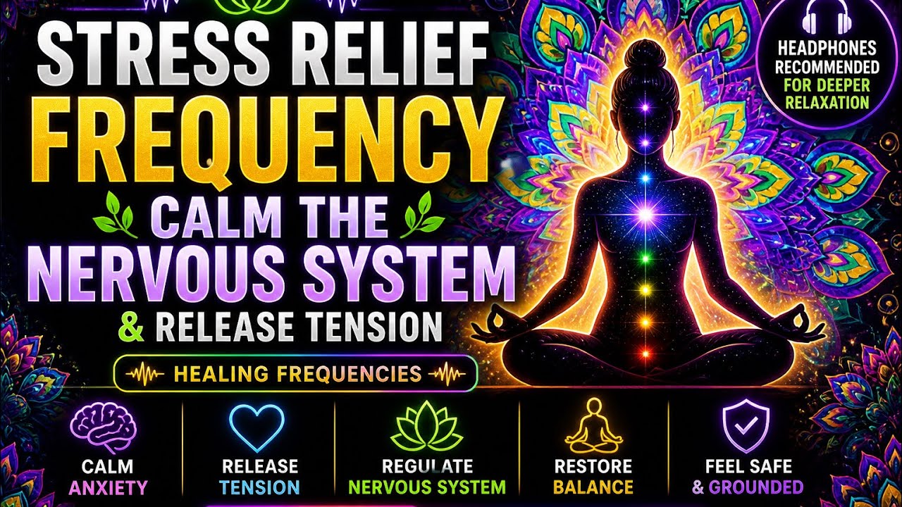 Stress Relief Frequency | Calm the Nervous System & Release Tension