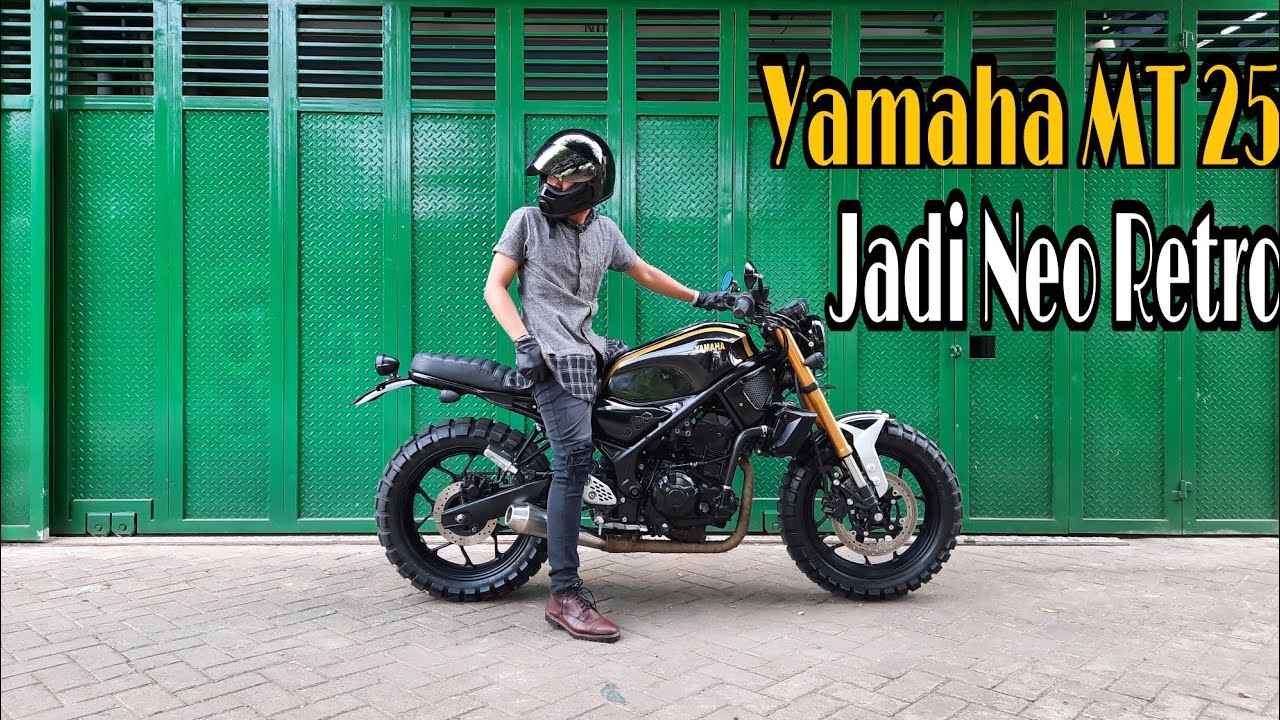 Yamaha MT25 Custom Neo Retro/Scrambler ??? by Brilliant Custom #Alvlog143
