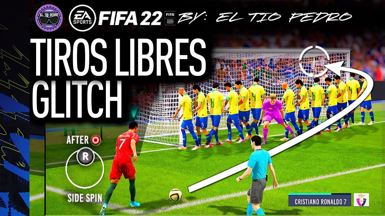 TRUCO Tiro Libre AIM sin movimiento 100% FIFA 22 TUTORIAL Free Kicks Glitch Tutorial