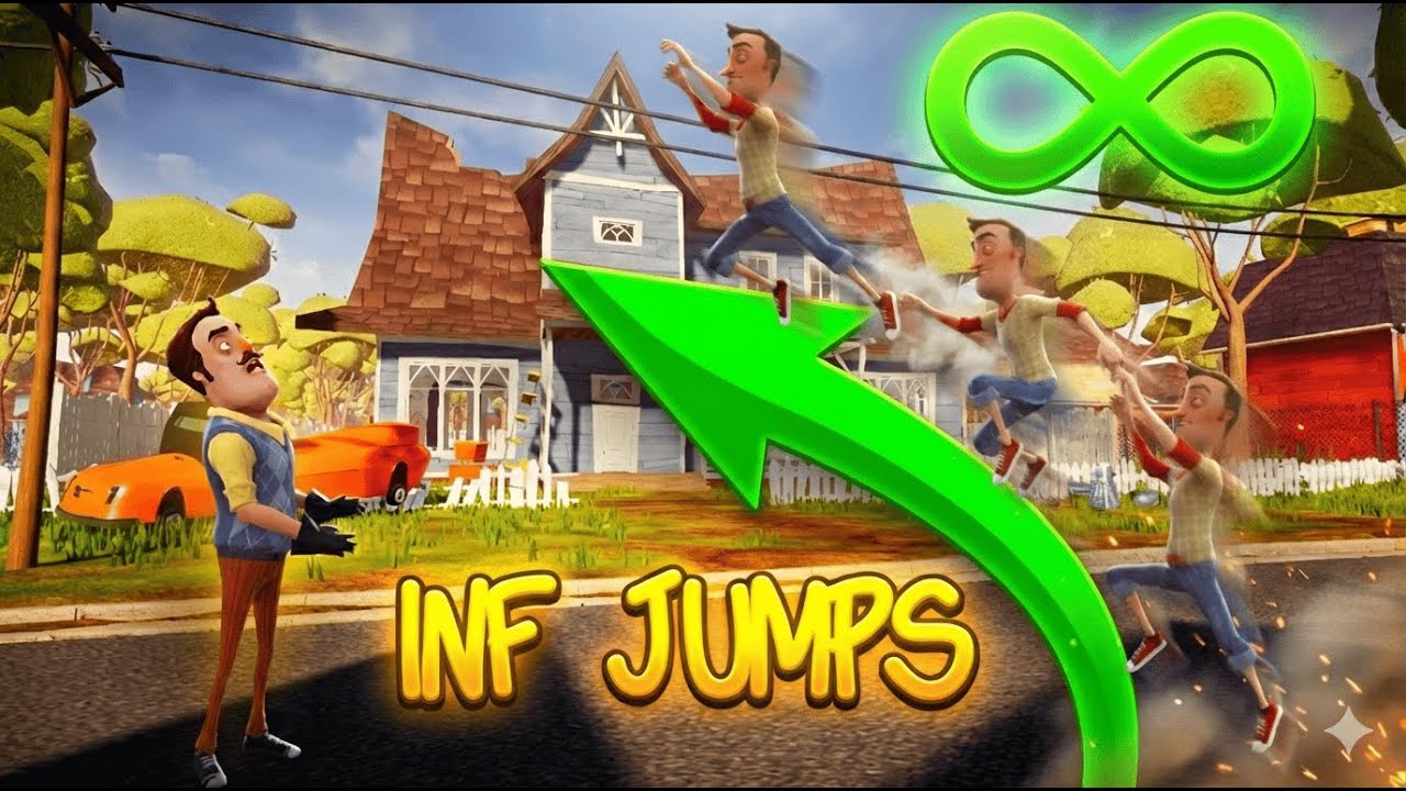 Hello Neighbor Fredbear but i can jump INFINITELY... | Hello Neighbor Fredbear Gameplay