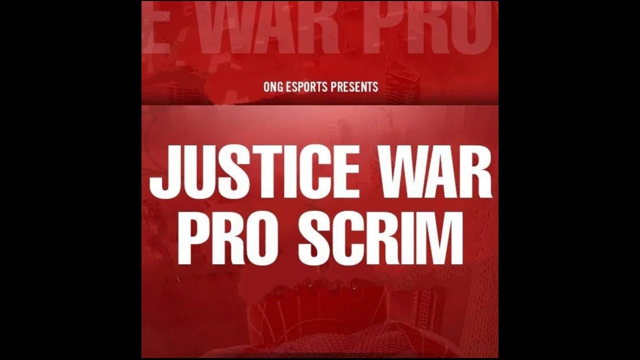 JUSTICE WAR PRO SERIES  PRESENTED BY ONG ESPORTS WEEK 10 SEASON 2 LIVE KAALAA G GMAING