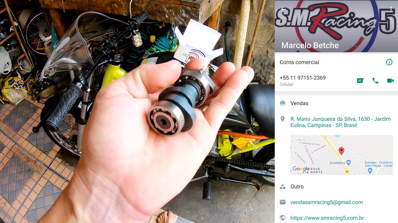 Comando S.M RACING5 N5 COLOQUEI TESTEI E APROVEI