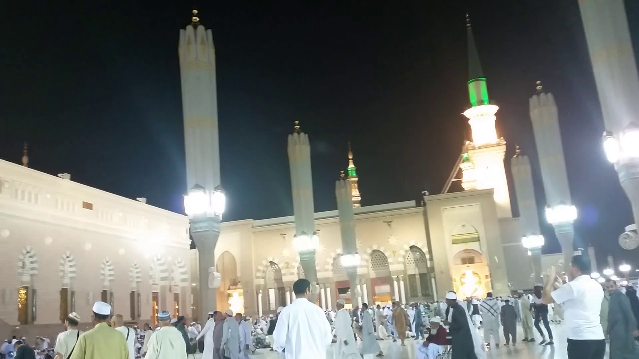 أذان العشاء من المسجد النبوي | 22 جمادى الثاني 1439 | للشيخ أسامة الأخضر