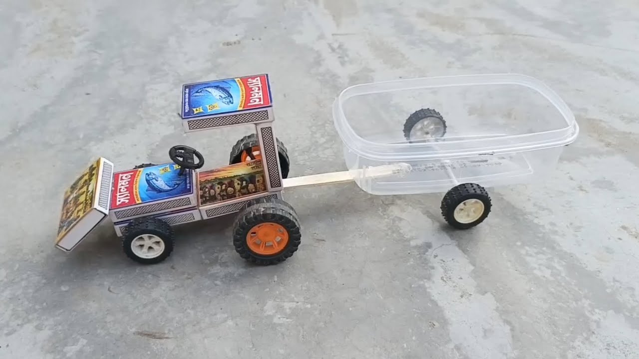 How to Make RC Matchbox Tractor AT Home.