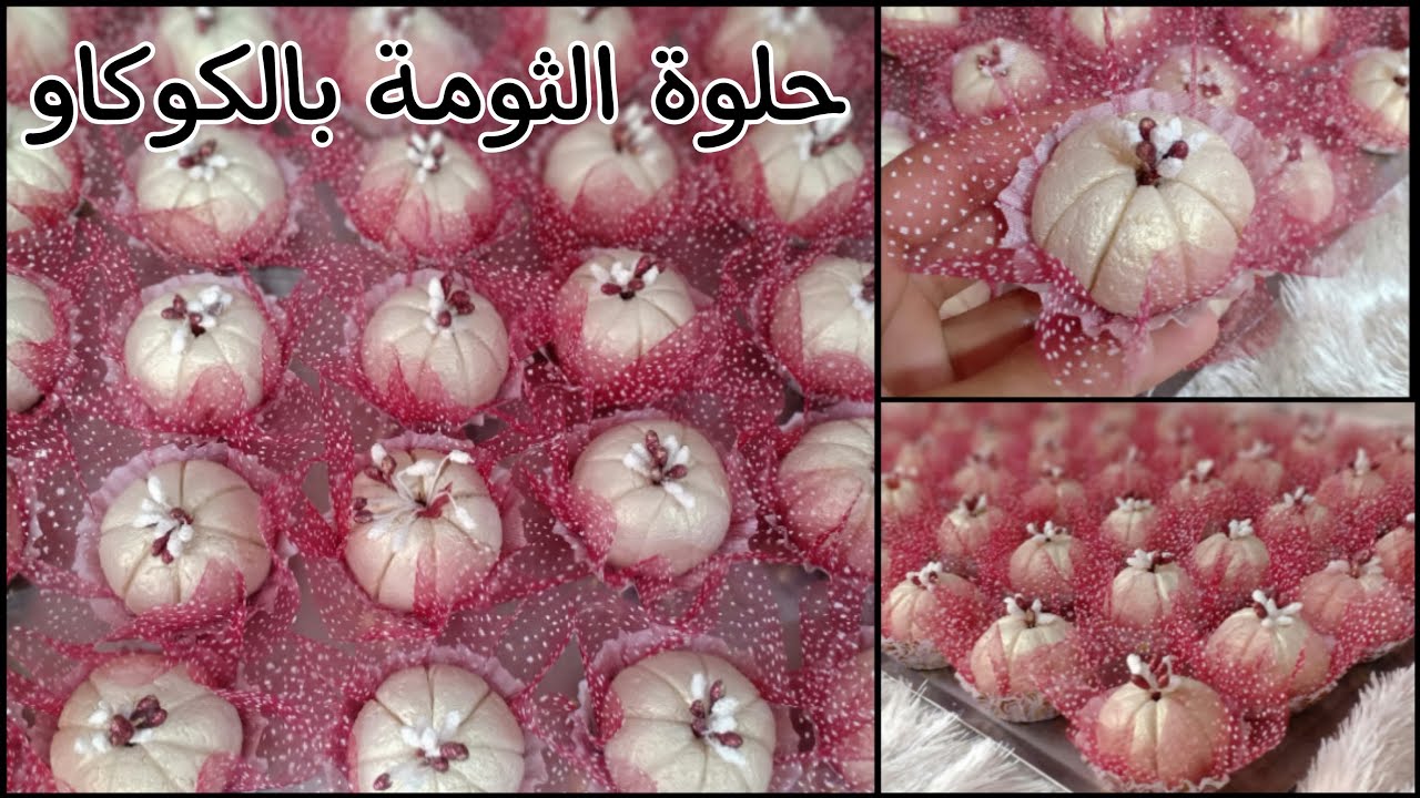 حلوة الثومة بالكوكاو باسهل طريقة ناجحة من أول تجربة ❤️ لازم جربوها وتجي طرية تذوب في الفم