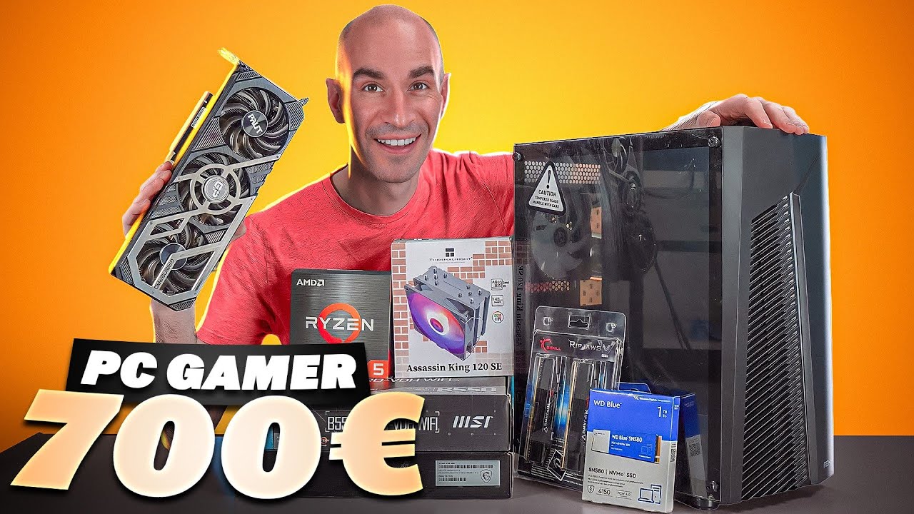 Je Monte un PC GAMER à 700€ en 2025 (même en 1440p il est performant)