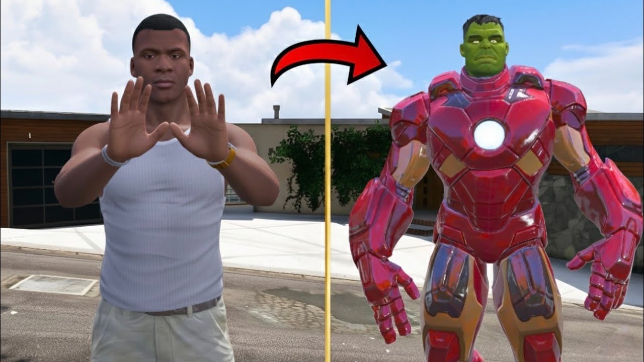 FRANKLIN BECOME IRON-HULK IN GTA 5