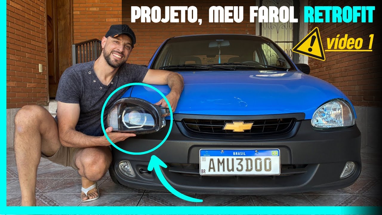 FAROL COM PROJETOR - COMPREI TUDO QUE PRECISO.