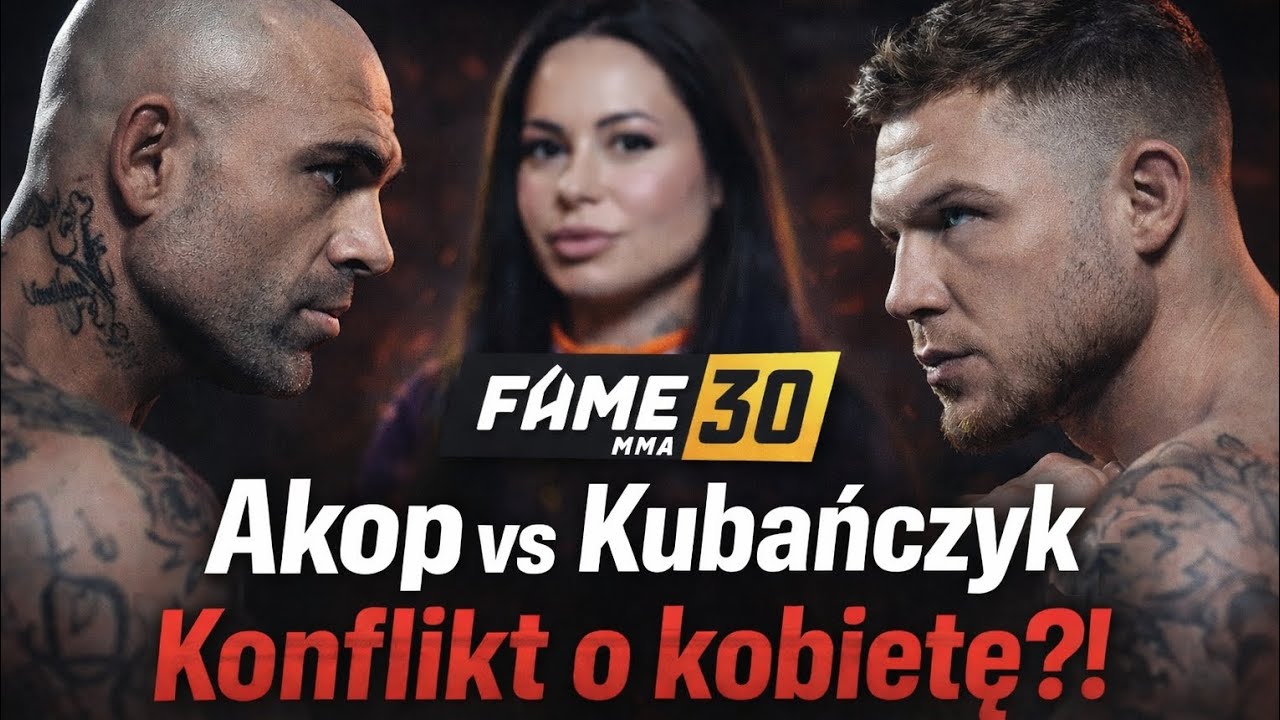 FAME 30 KUBAŃCZYK vs AKOP ogłoszenie pierwszej walki - KONFLIKT!!!