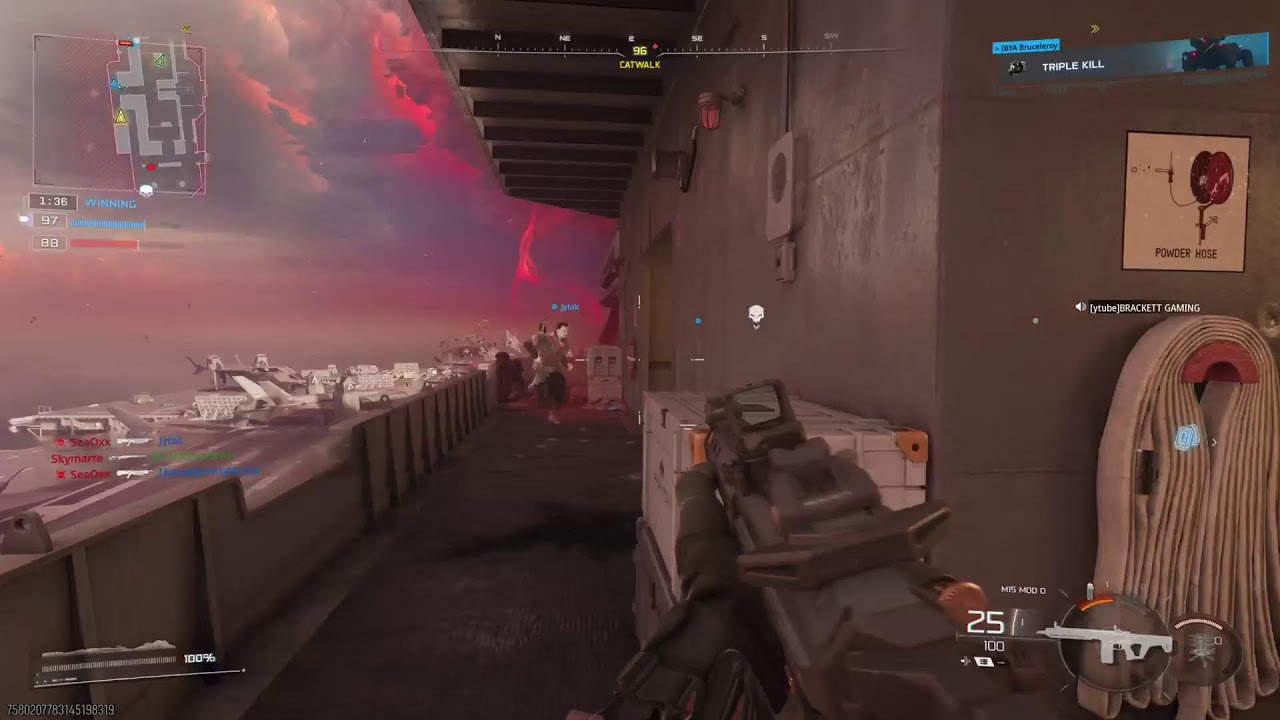 BRACKETT GAMING BLACK ops77