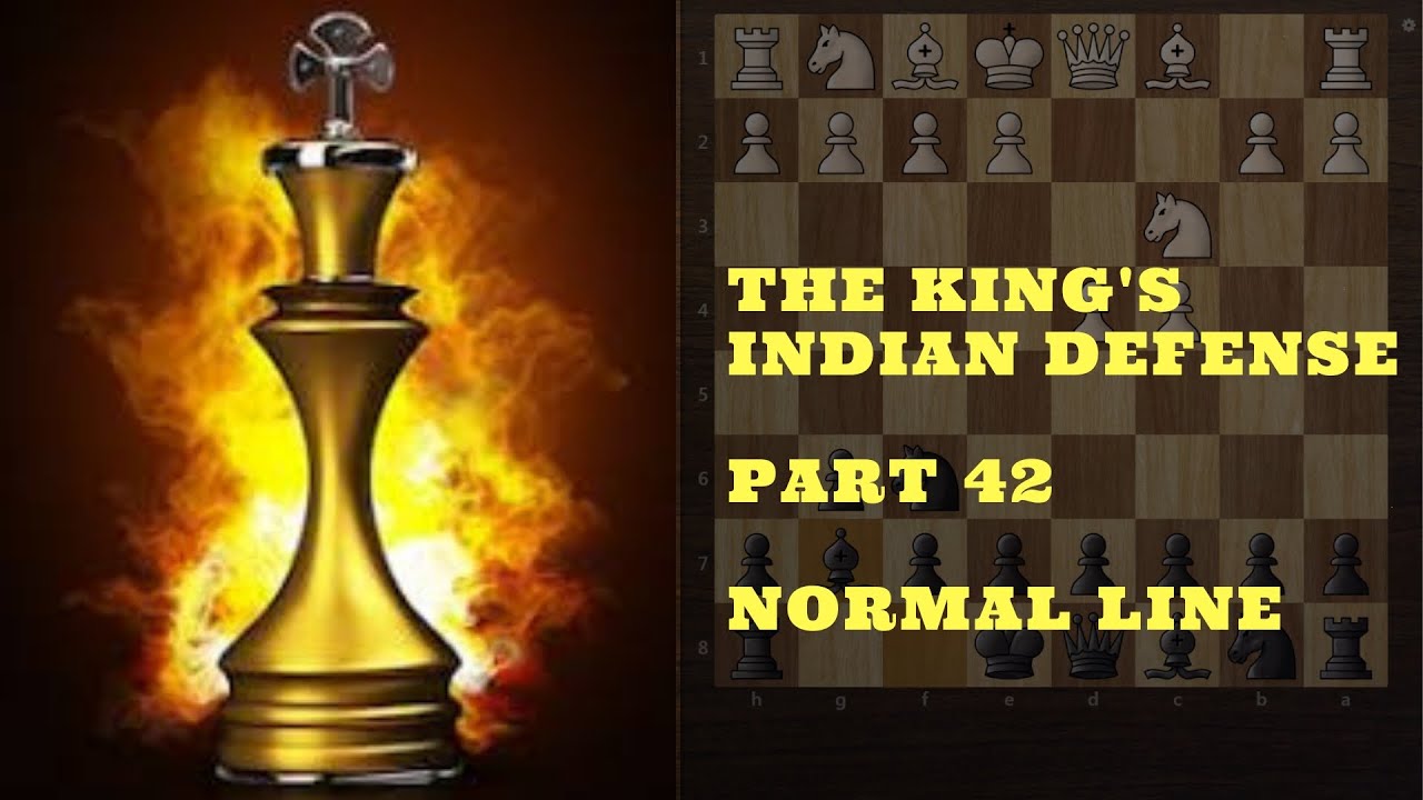 The King's indian defense - Part 42- How to play against the Normal line? White's calm e3 setup
