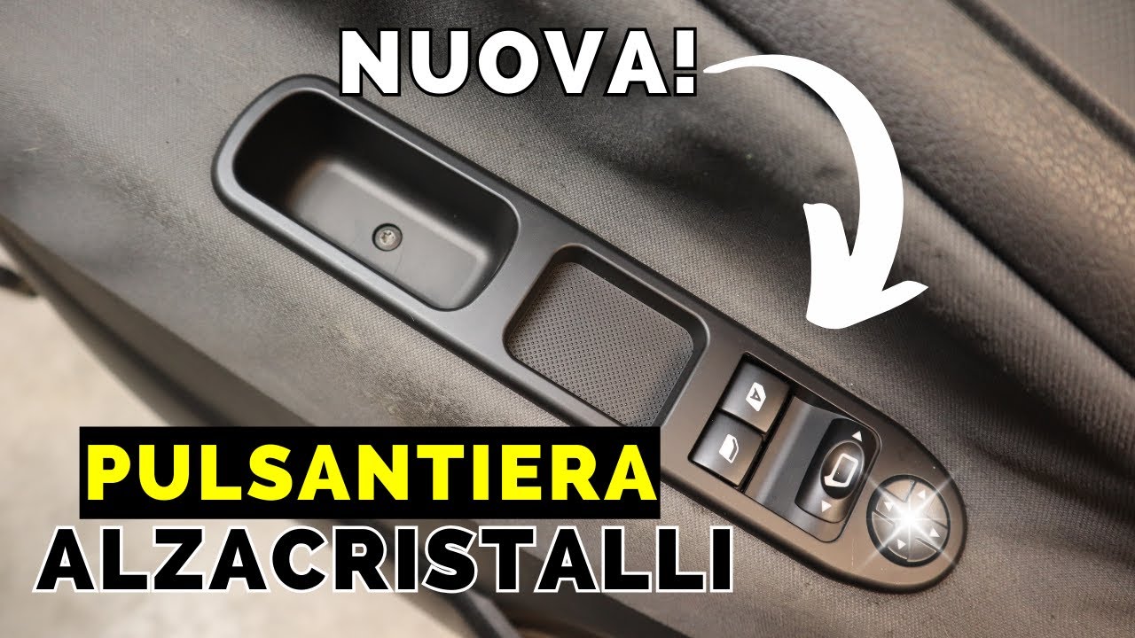 Sostituzione PULSANTIERA alzacristalli elettrici Peugeot 207 - Citroen C3