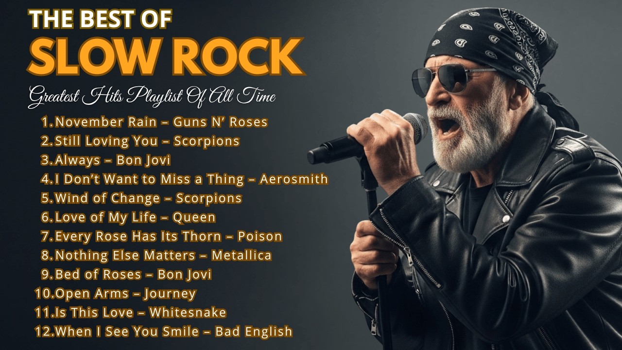 Scorpions, Aerosmith, BonJovi, Led Zeppelin, The Eagles || Greatest Hits Slow Rock Ballads  80s 90s