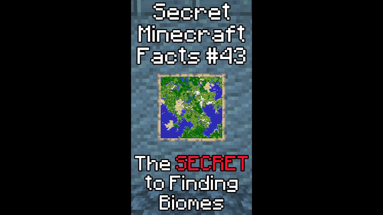 Only PROS know this SECRET to Finding Biomes in Minecraft