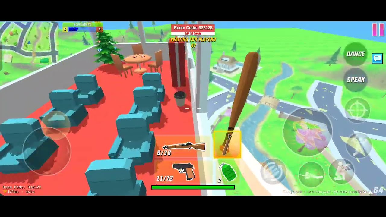 Dude theft wars multiplayer making a public room desert sniper part 2