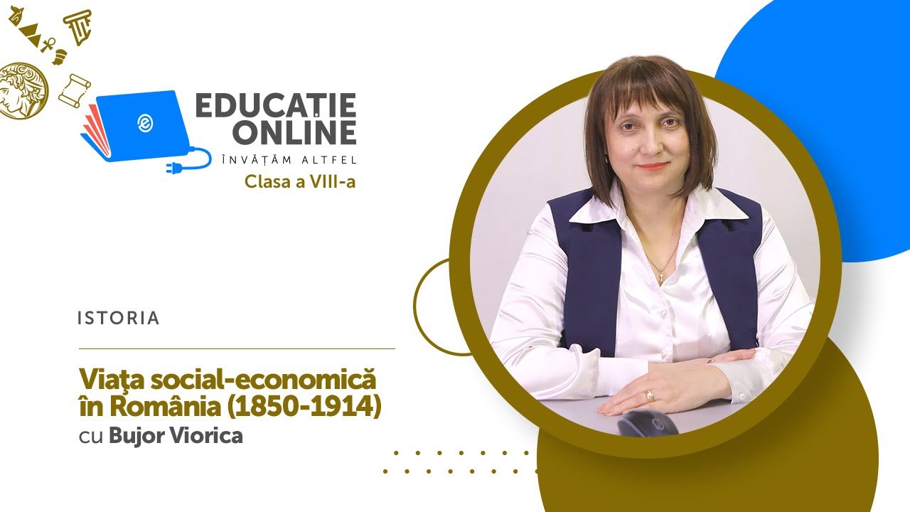 Istoria, Clasa a VIII-a, Viaţa social-economică în România (1850-1914)