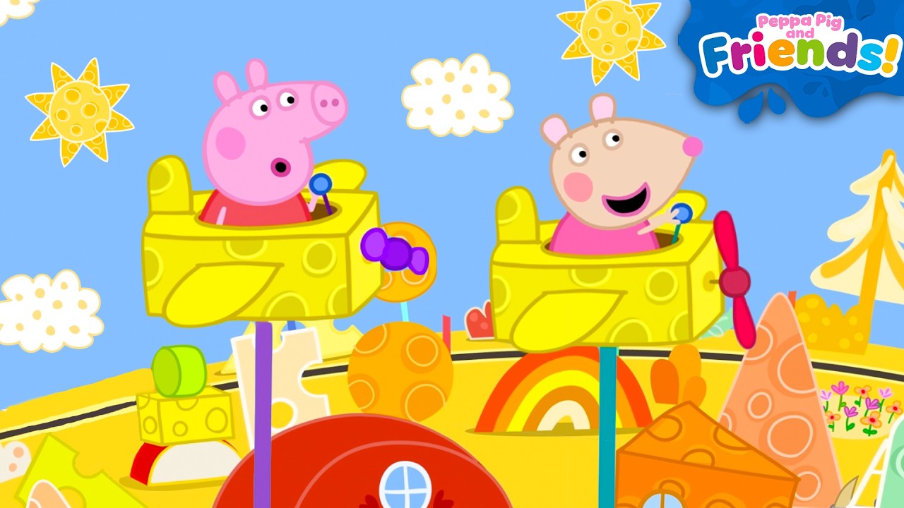 Peppa Pig & Friends Visit CHEESE World! 🧀 Mandy Mouse’s Birthday Special | Full Episode | 1 Hour
