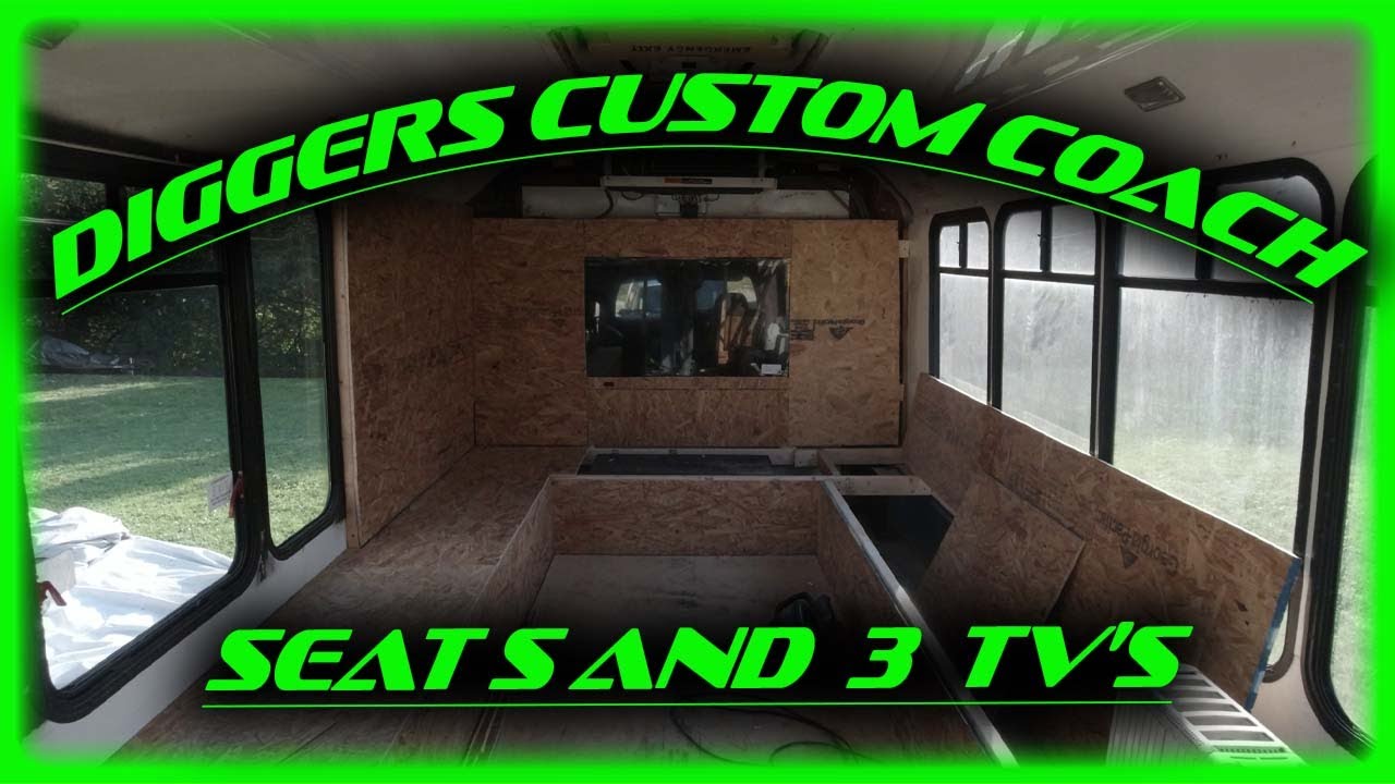 DCC- Bailey Party Bus - Day 4 - Seats and TV's