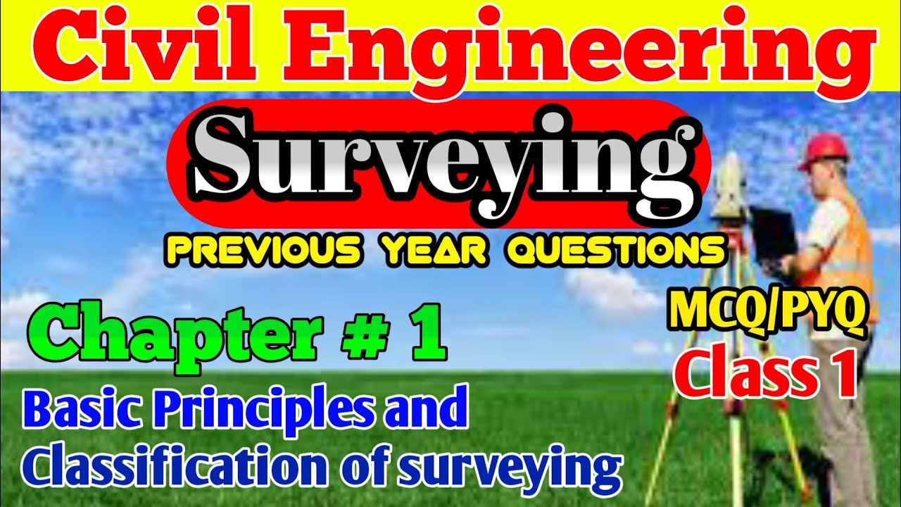 Surveying | Classification of surveying | Civil Engineering MCQ | Surveying Previous Year Question's