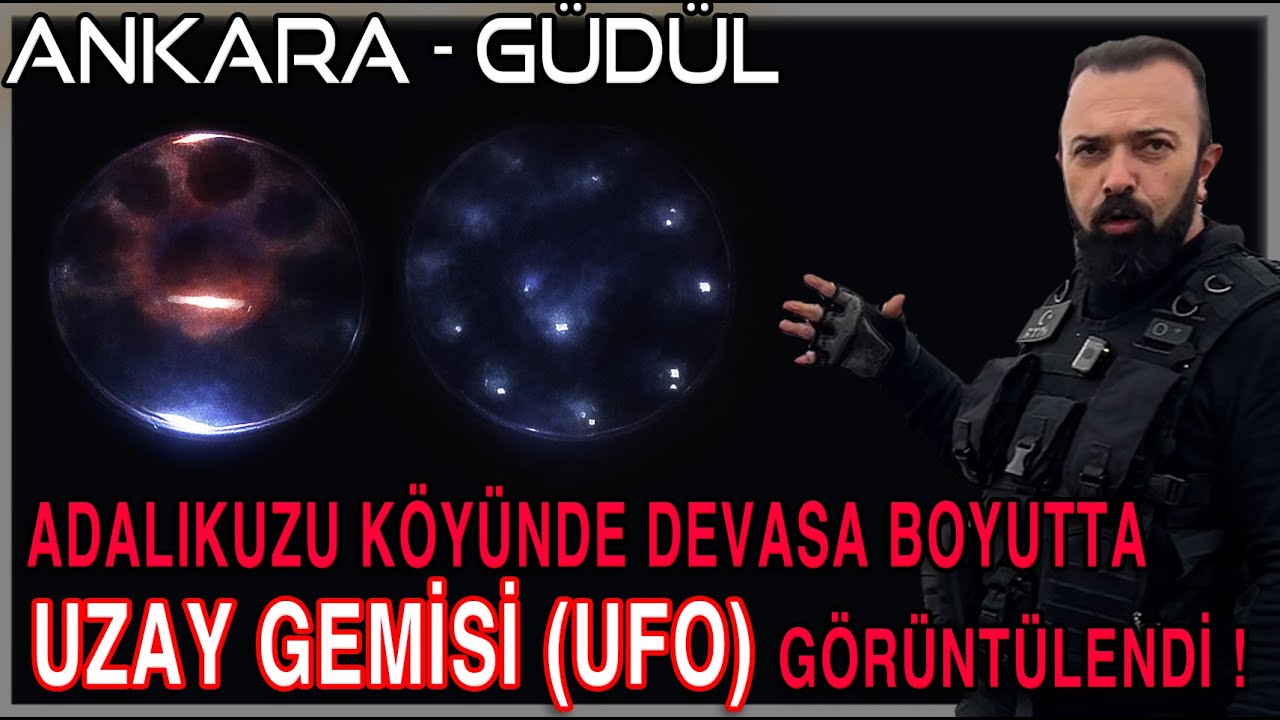 ADALIKUZU K&Ouml;Y&Uuml;NDE G&Ouml;R&Uuml;NT&Uuml;LENEN DEVASA UFO !