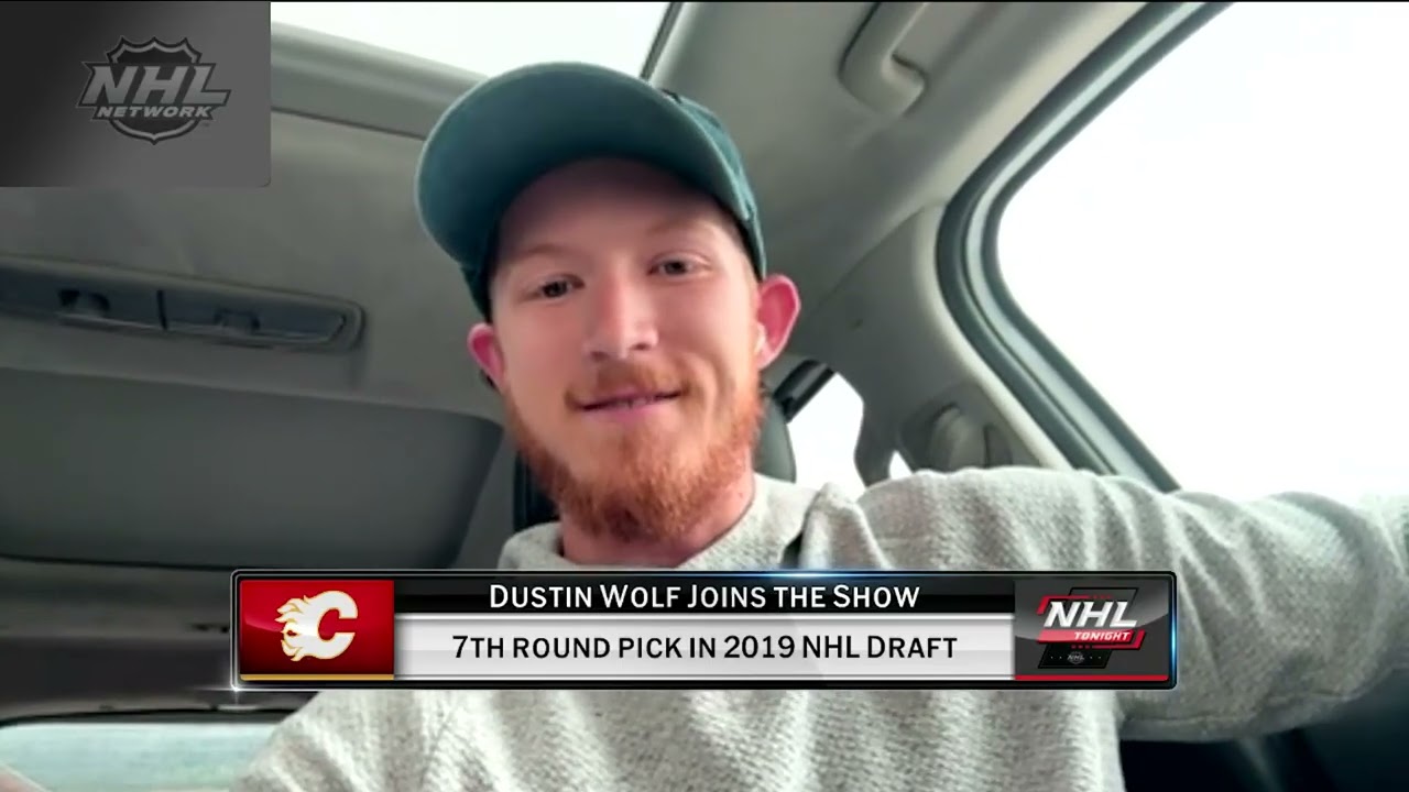 Dustin Wolf joins NHL Tonight
