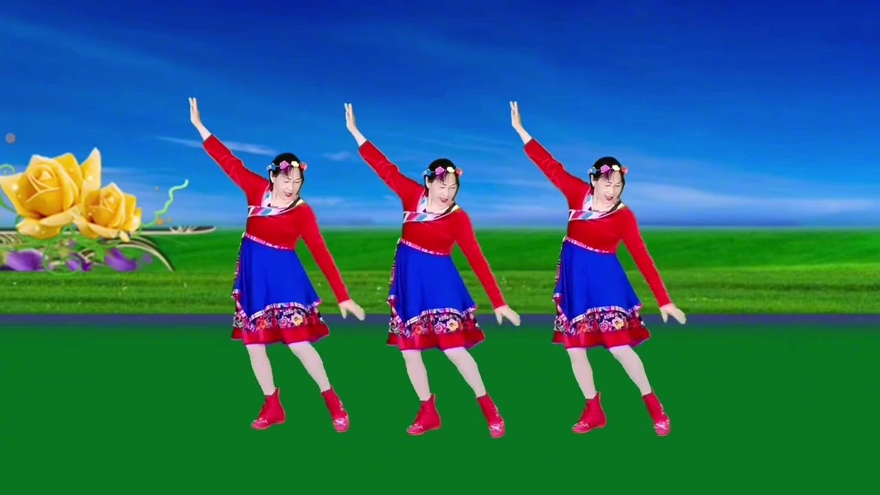 民族舞《吉祥的祝福》让太阳的光芒给我们带来温暖和希望