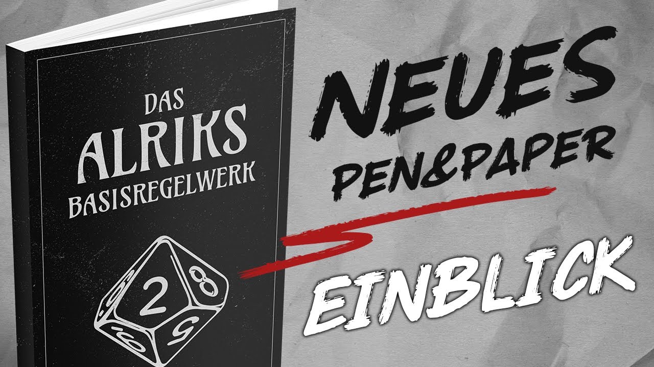 Neues Pen&Paper! Das ALRIKS BASISREGELWERK | Pen&Paper für Einsteiger