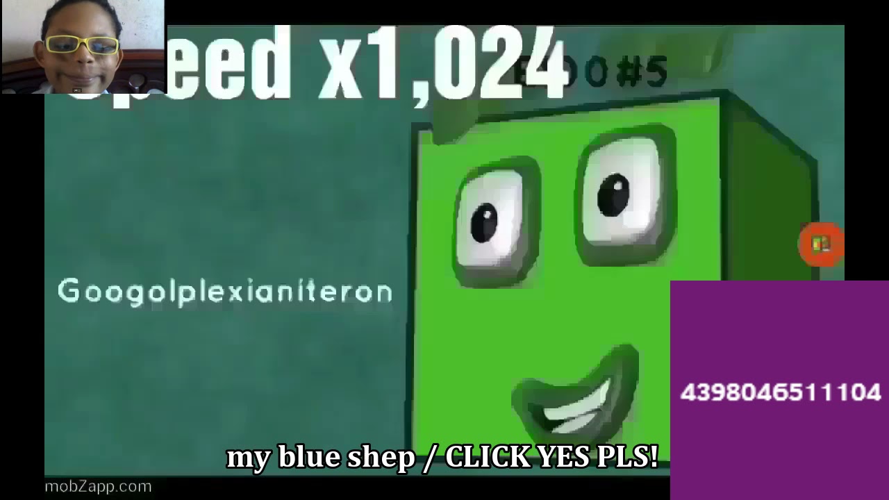 numberblocks 1 to absolute infinity 1 sextillion speed