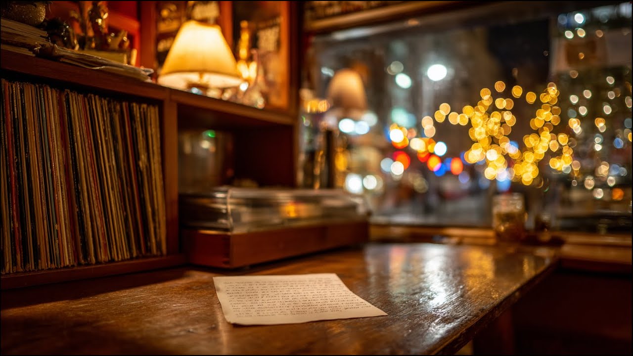 Auld Lang Syne Café Ambience | Warm Lights & Gentle Jazz for Study & Rest