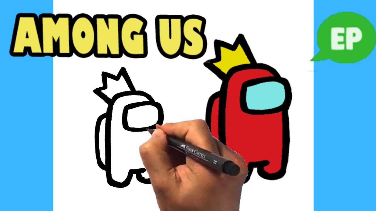 How to Draw Among Us - Crown Hat - Easy Pictures to Draw