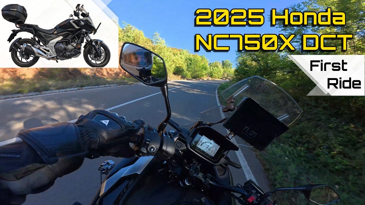 Honda NC750X DCT 2025 года | Первая поездка и стоит ли покупать DCT?