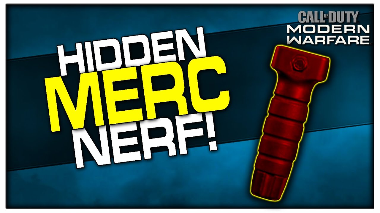 Merc Foregrip Hidden Movement Speed Nerf! (Which Grip is Best Now?)