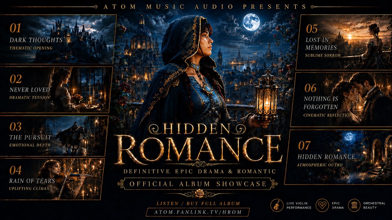 Atom Music Audio - HIDDEN ROMANCE | Epic Drama & Romantic Orchestral (Official Album Showcase)