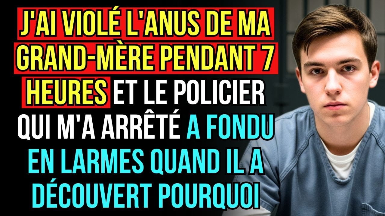 LE POLICIER A PLEURÉ EN ARRÊTANT CE JEUNE HOMME
