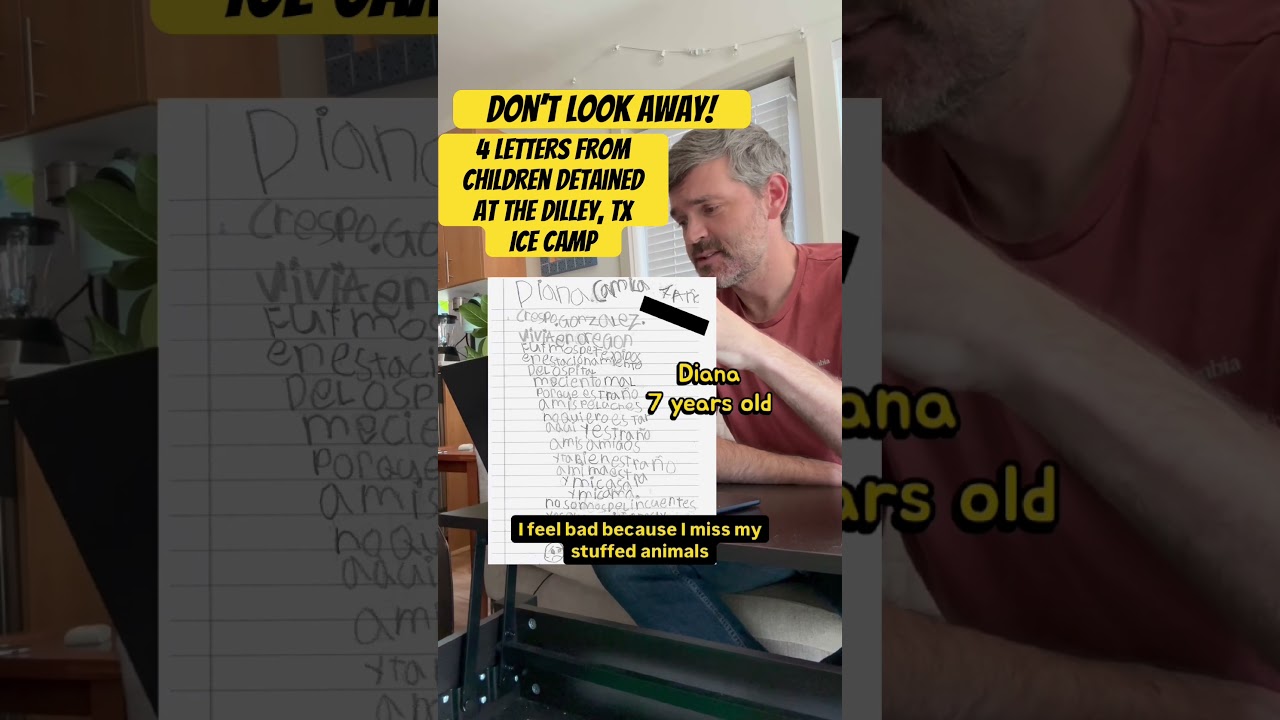 LEAKED LETTERS: Children in ICE Detention BEG for Help