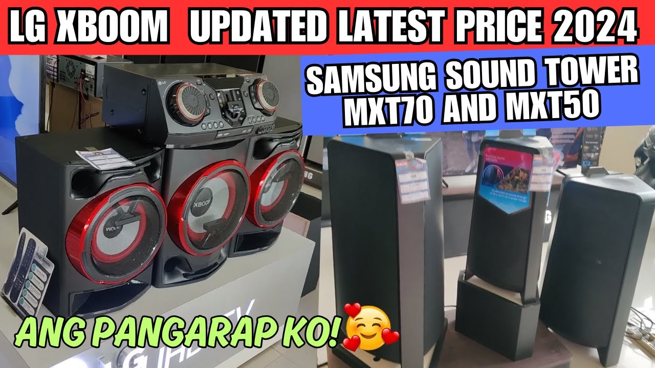 🔥 LG XBoom vs. Samsung MX-T70 & MX-T50 – Latest Price & Sound Check! 🎶🔊