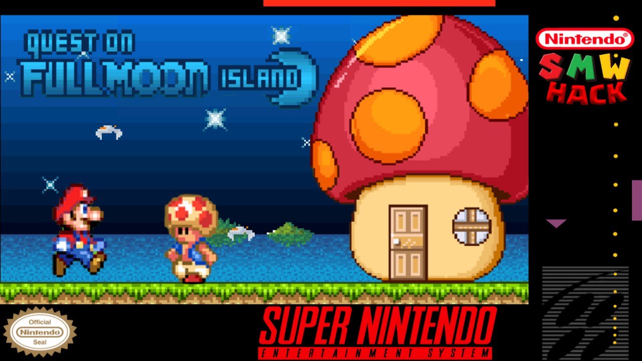 Quest on Full Moon Island - Hack of Super Mario World [SNES] Longplay