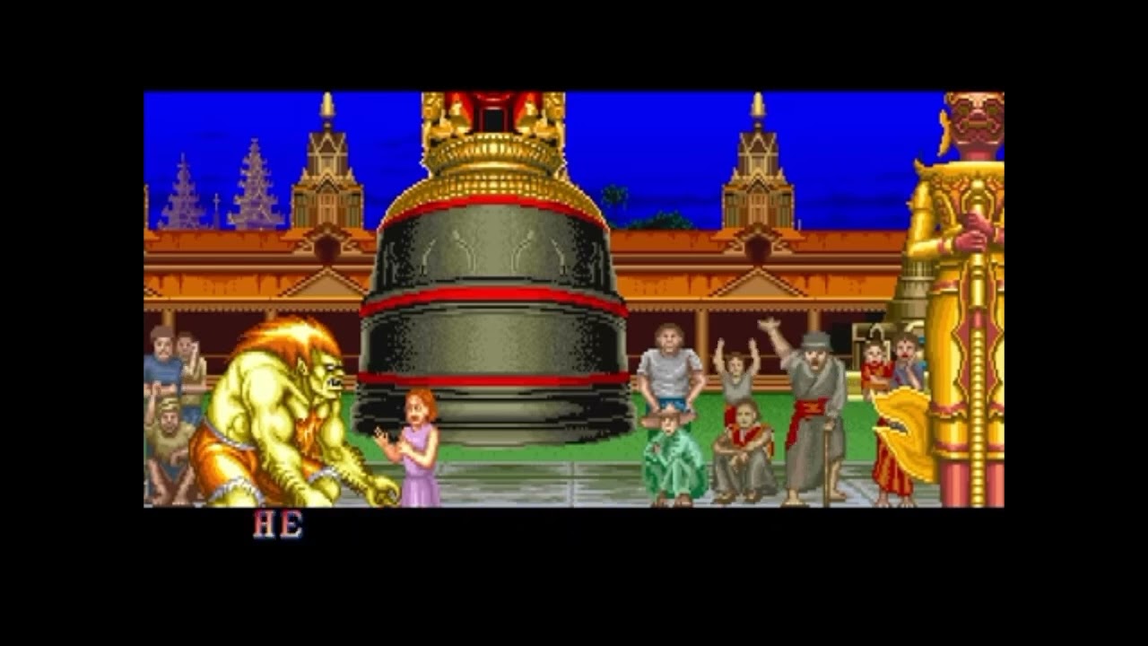 Blanka's Ending in Street Fighter II