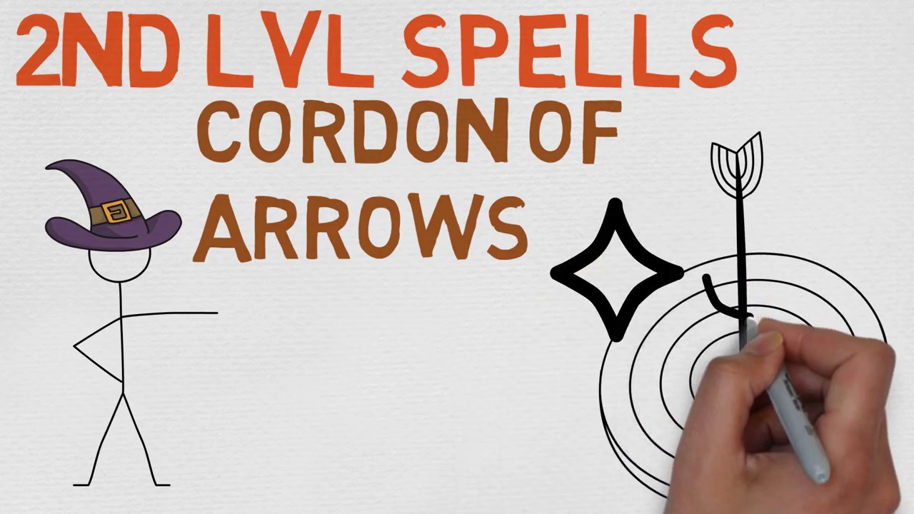 2nd Level Spell #16: Cordon of Arrows (5E)