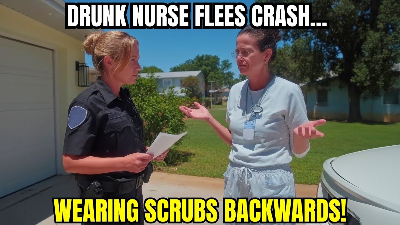 Nurse ARRESTED for DUI While Wearing Scrubs BACKWARDS! | Police Bodycam