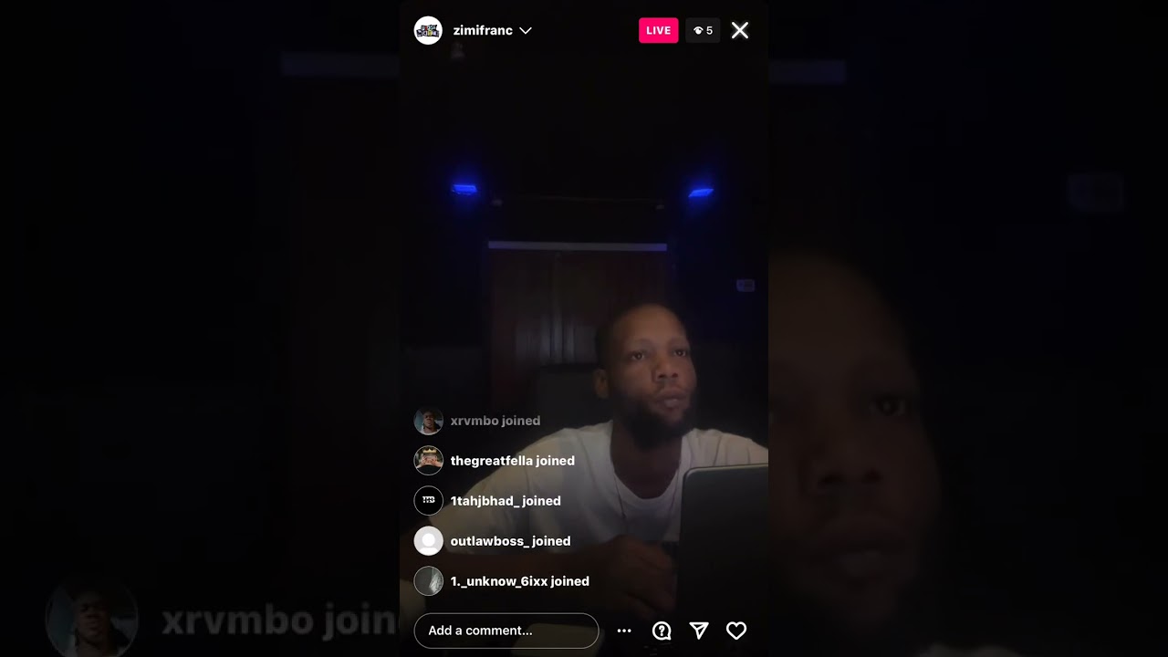 Zimifranc Leaks a New Valiant Hit song on IG Live