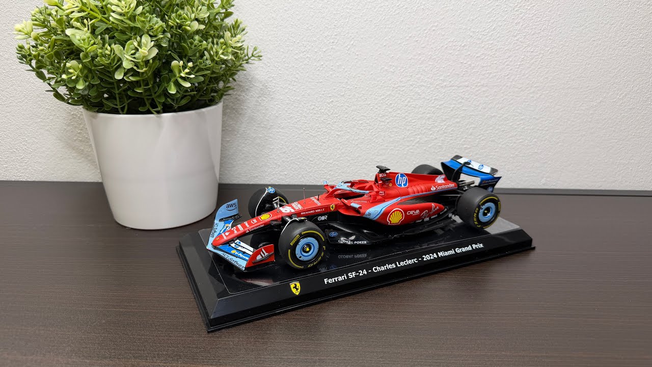 Ferrari SF-24 Miami Livery 2024 Unboxing 💙🔥 | Ferrari in BLUE?! You Won’t Believe This!