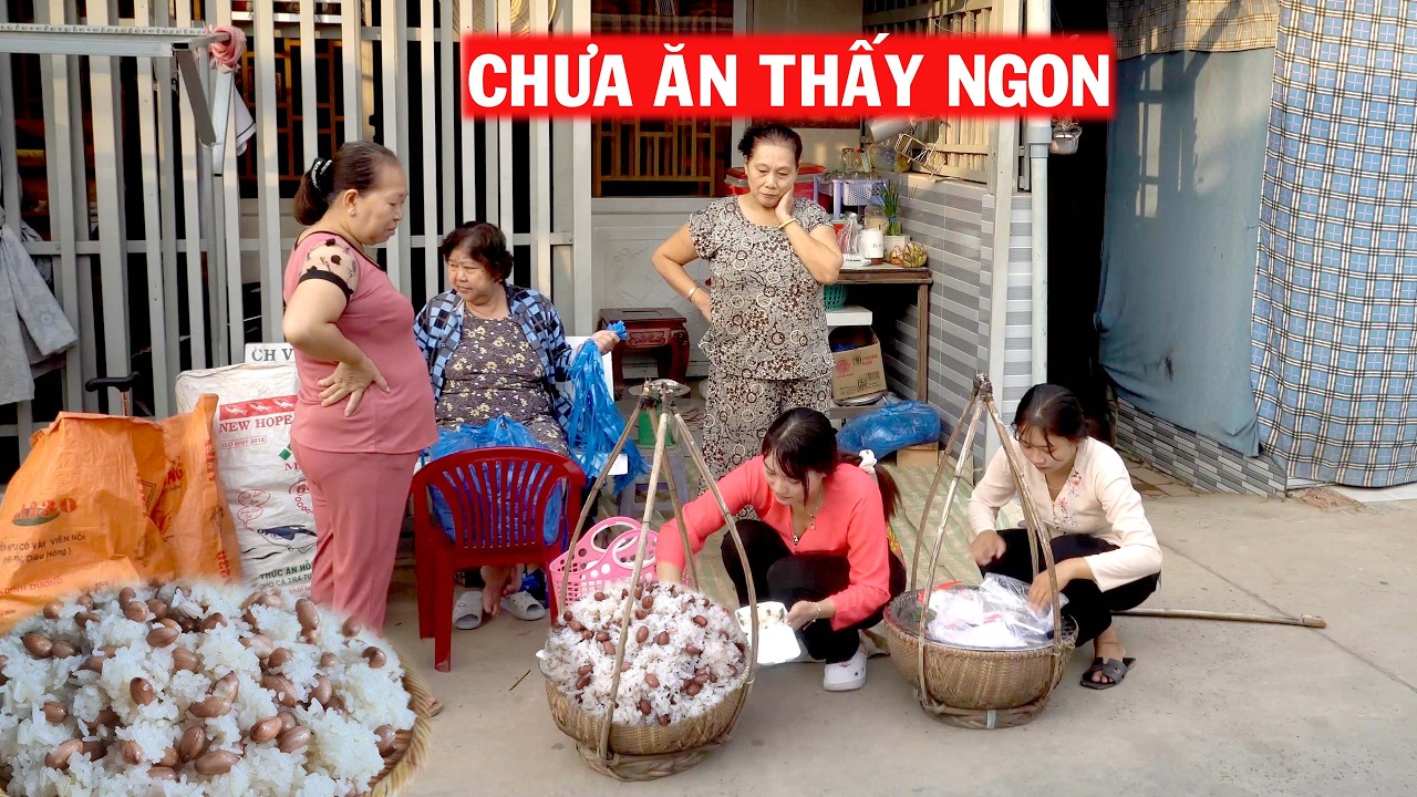 Lâu Lắm Rồi Mới Gánh XÔI ĐẬU PHỘNG Bán Dạo Trên Đường Quê