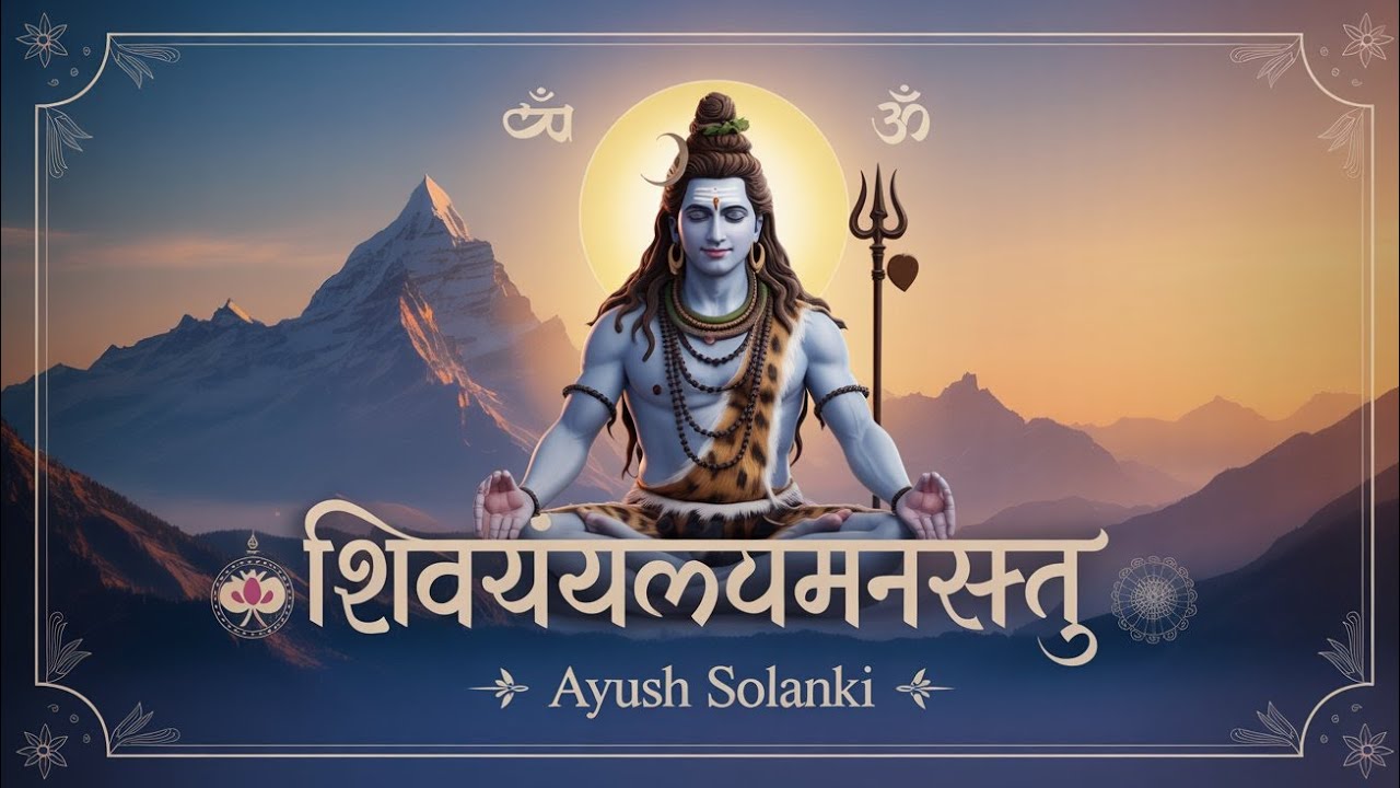 शिवसंकल्पमरस्तु 🔱 | Powerful Shiva Mantra | Ayush Solanki | Divine Energy** 🕉️