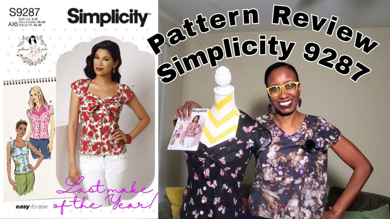 Впервые делаю петли для пуговиц! Обзор выкройки Simplicity 9287 :)