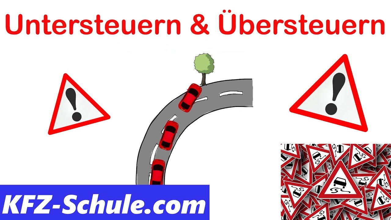 Untersteuern & &Uuml;bersteuern - Erkl&auml;rung