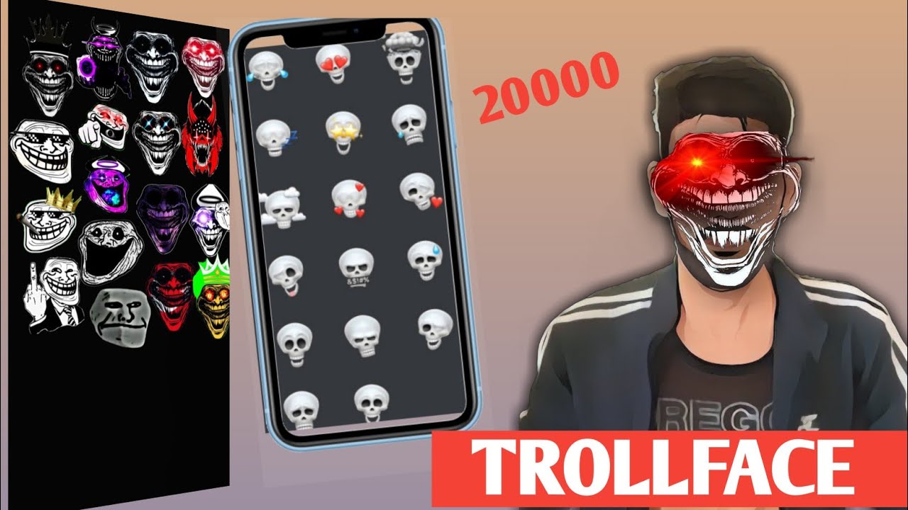 Trending Troll Face😈Download 100% Viral😱? download kaha se karel How to Troll face png mask download