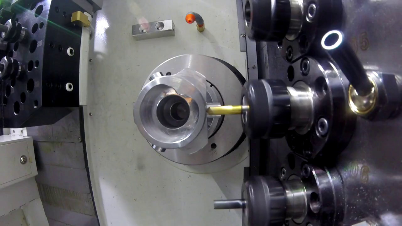 QuickTECH i-60 Ultimate Turn/Mill Center Parts Demo 2 at PMTS 2017