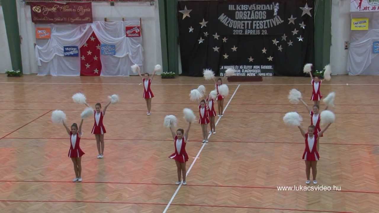 Mazsorett fesztivál,Kisvárda, 2012 pom-pom