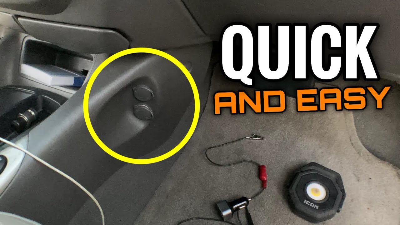 Toyota Sequoia. Розетки 12 В со стороны пассажира НЕ РАБОТАЮТ | 01 - 07 | 1-е поколение | Прикури...